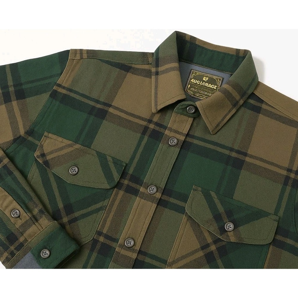 Anchorage Expedition Flannel Plaid Button Long Sleeve Shirt Men's XXL